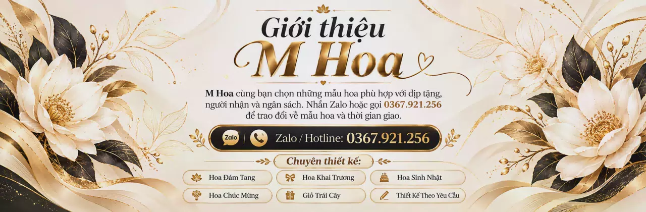 Ảnh bìa Shop hoa tươi Xã Minh Thạnh Hồ Chí Minh - Gửi sự quan tâm qua từng món hoa